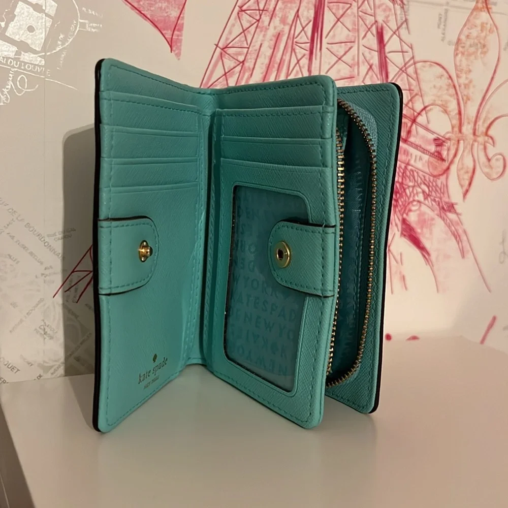Tiffany Blue KATE SPADE wallet - Picture 2 of 2